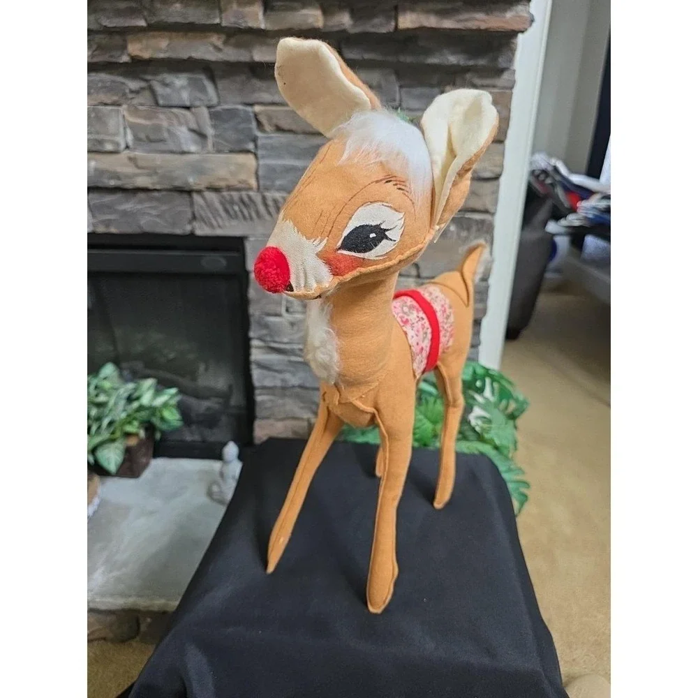 Vintage Annalee Mobilitee Rudolph the Red Nose Reindeer 1971